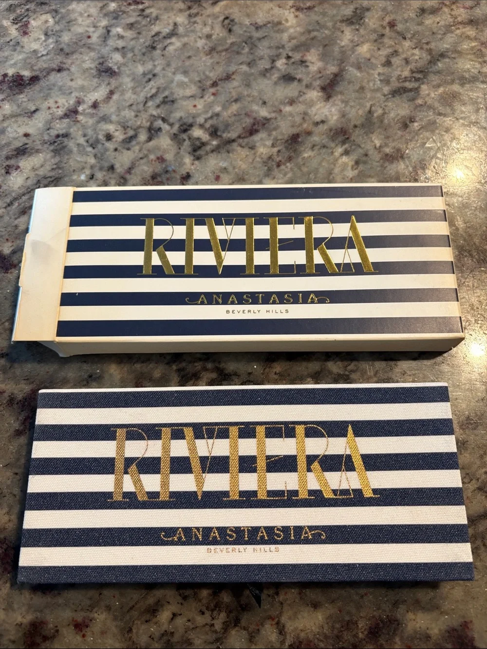 Anastasia Beverly Hills Riviera Eyeshadow Palette - Navy, White & Gold